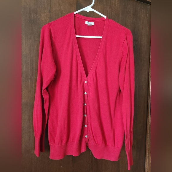 Old Navy Red Women's Cardigan - Picture 5 of 5